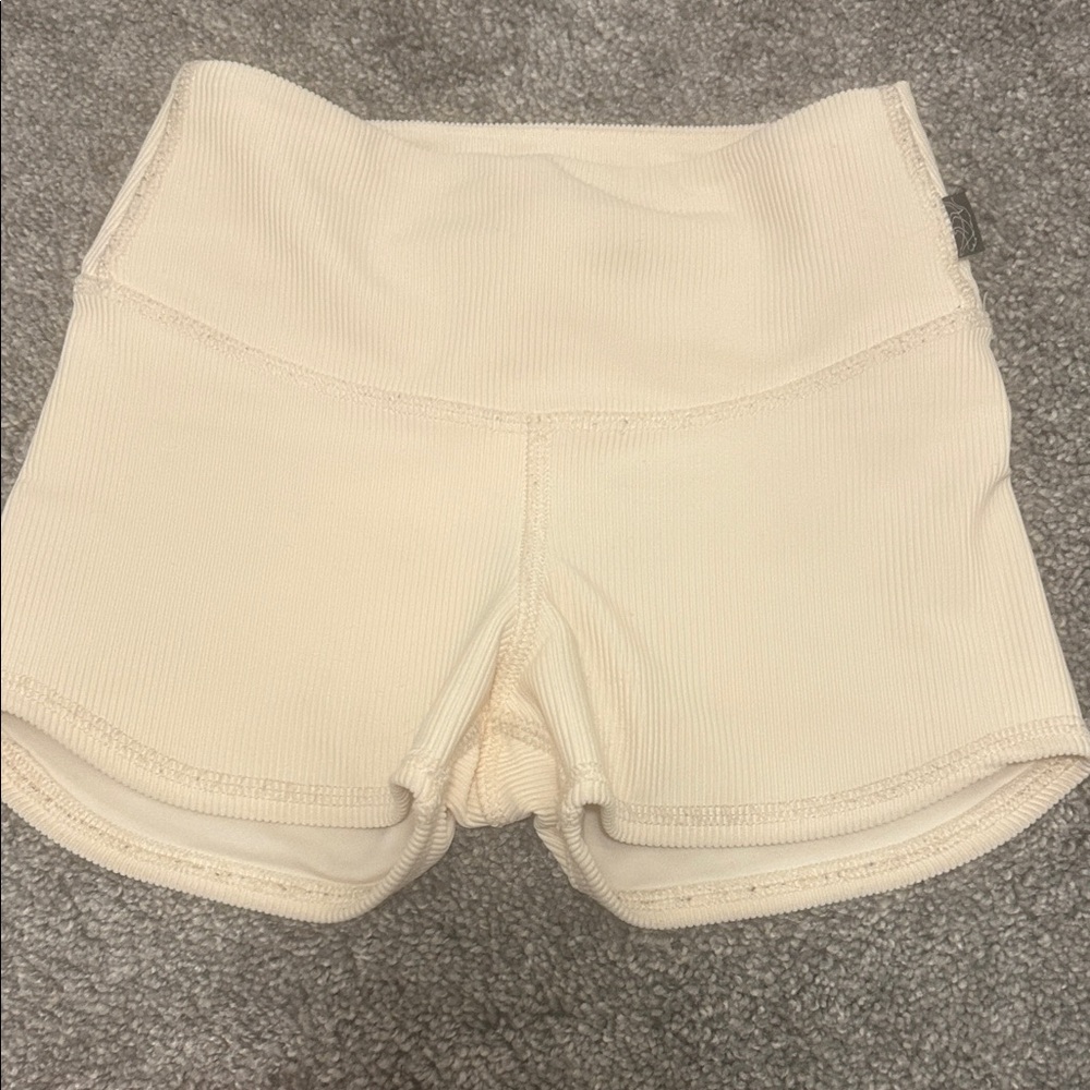 Tiger Friday Cream Shorts